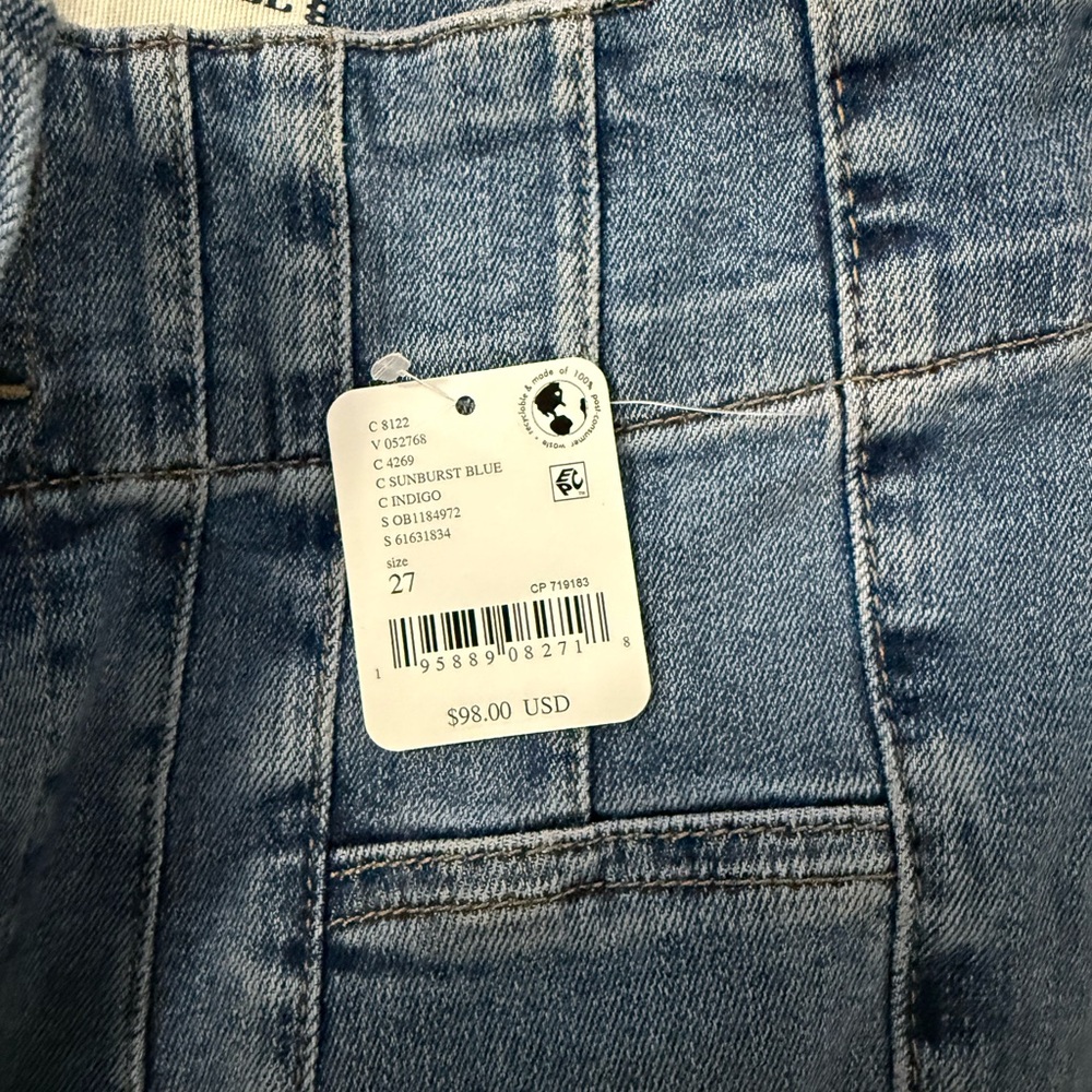 Free People Light Blue Denim Pants
